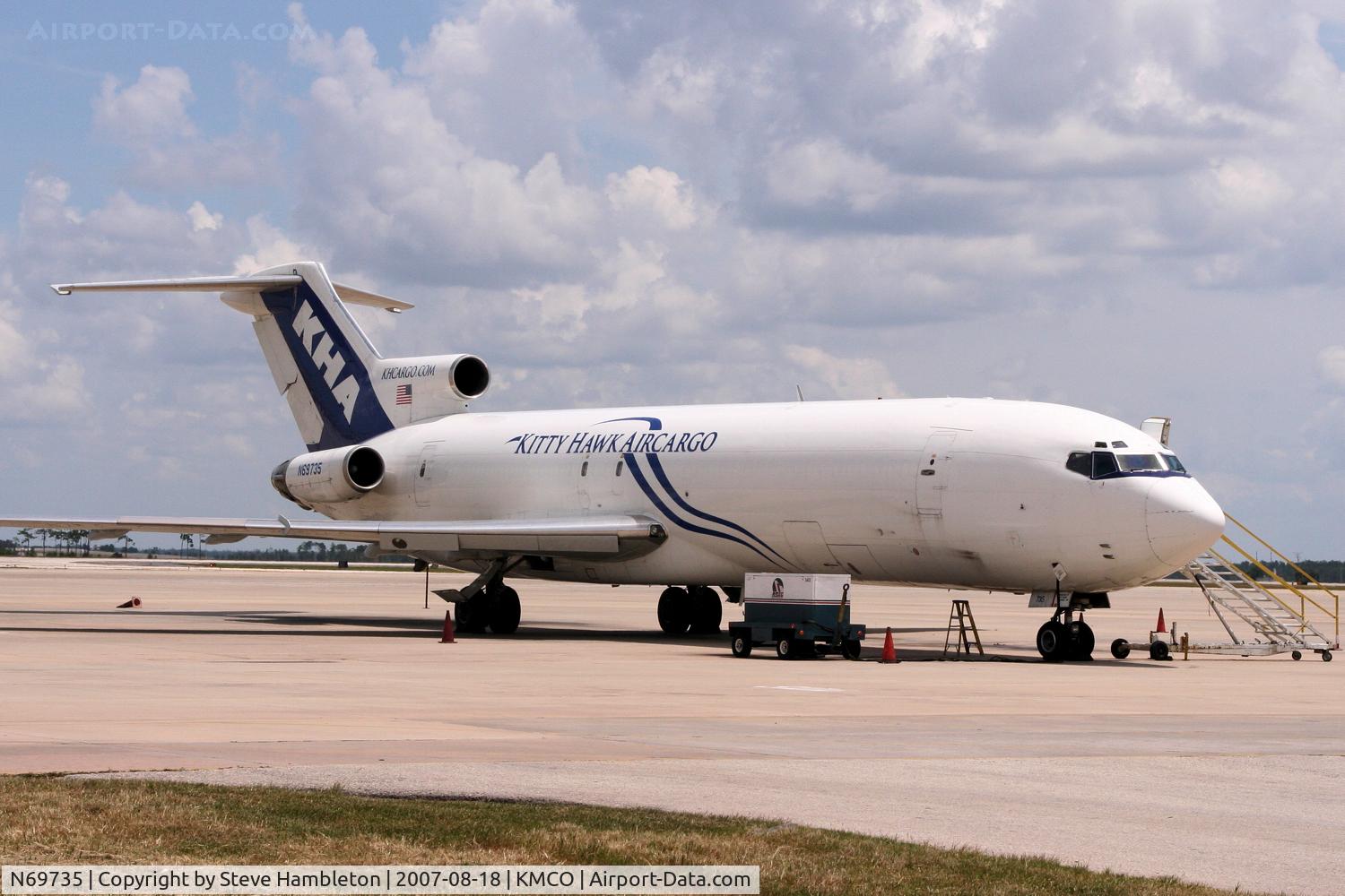 N69735, 1974 Boeing 727-224 C/N 20664, Kitty Hawk Cargo 727 at Orlando