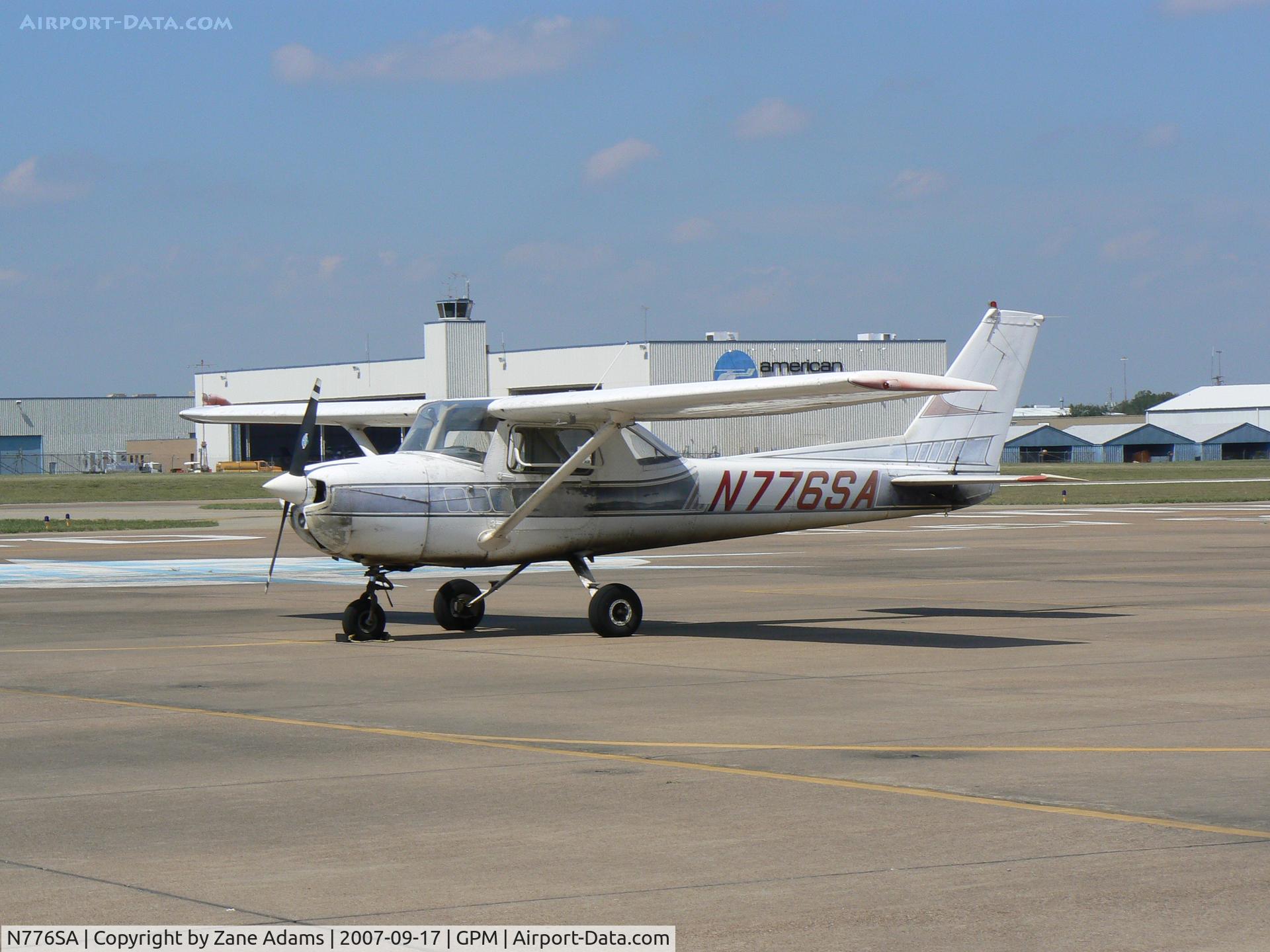 N776SA, 1976 Cessna 150M C/N 15077884, on the ramp at Grand Prairie