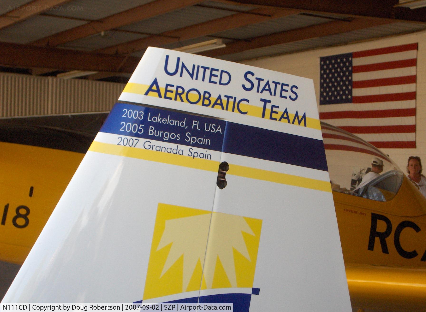 N111CD, 1999 Zivko Edge 540 C/N 0026, 1999 Zivco EDGE 540 Aerobatic, Lycoming AEIO-540 330 Hp, tail added data