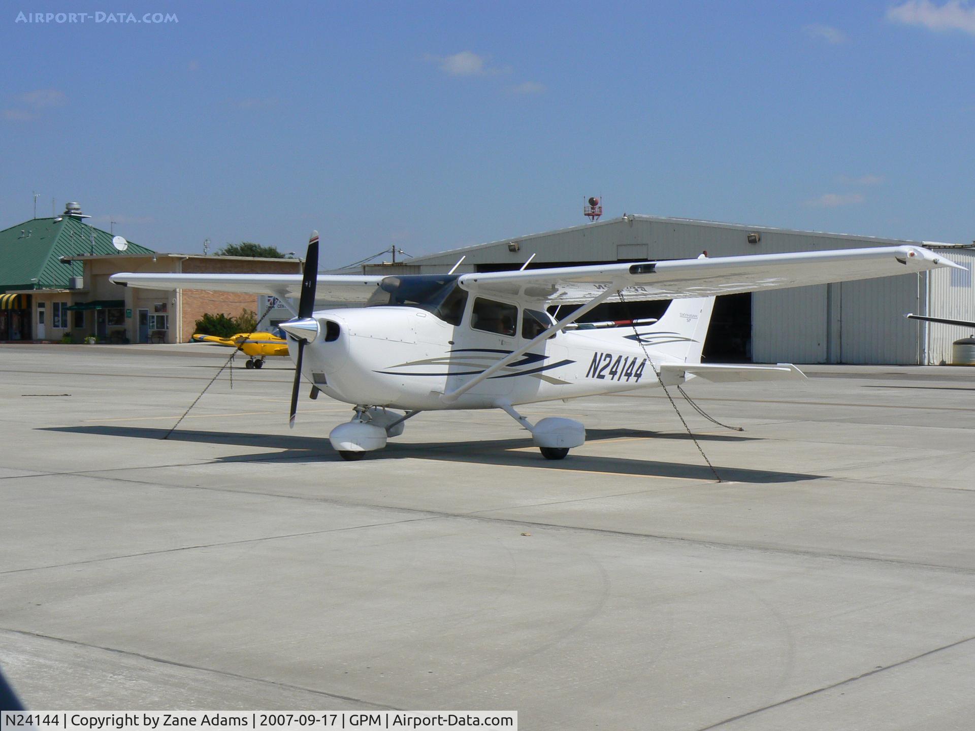 N24144, 2007 Cessna 172S C/N 172S10558, New Cessna at Grand Prairie Muni
