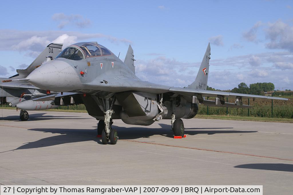 27, Mikoyan-Gurevich MiG-29UB C/N 50903027268, Hungary - Air Force Mikoyan-Gurevich Mig29