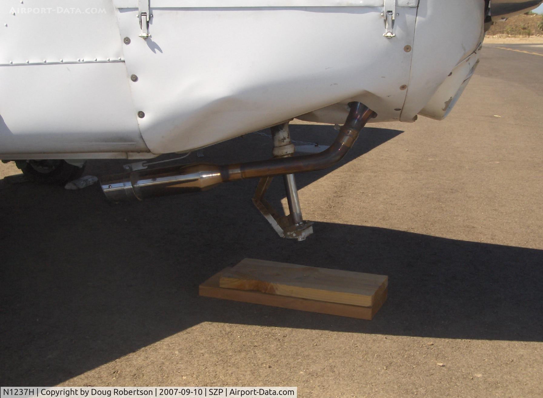 N1237H, Piper PA-28-140 Cruiser C/N 28-7725137, 1976 Piper PA-28-140 CRUISER, Lycoming O-320-E3D 150 Hp, landed long on Rwy 22-overran end and crashed into dirt berm, aircraft totaled by Insurance Co., landing gear, spinner, prop, wings, fuselage damage-nose gear strut