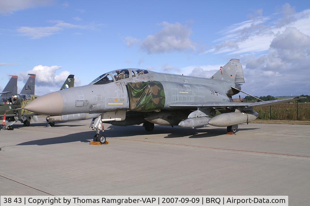 38 43, 1972 McDonnell Douglas F-4F Phantom II C/N 4733, Germany - Air Force MDD F4 Phantom