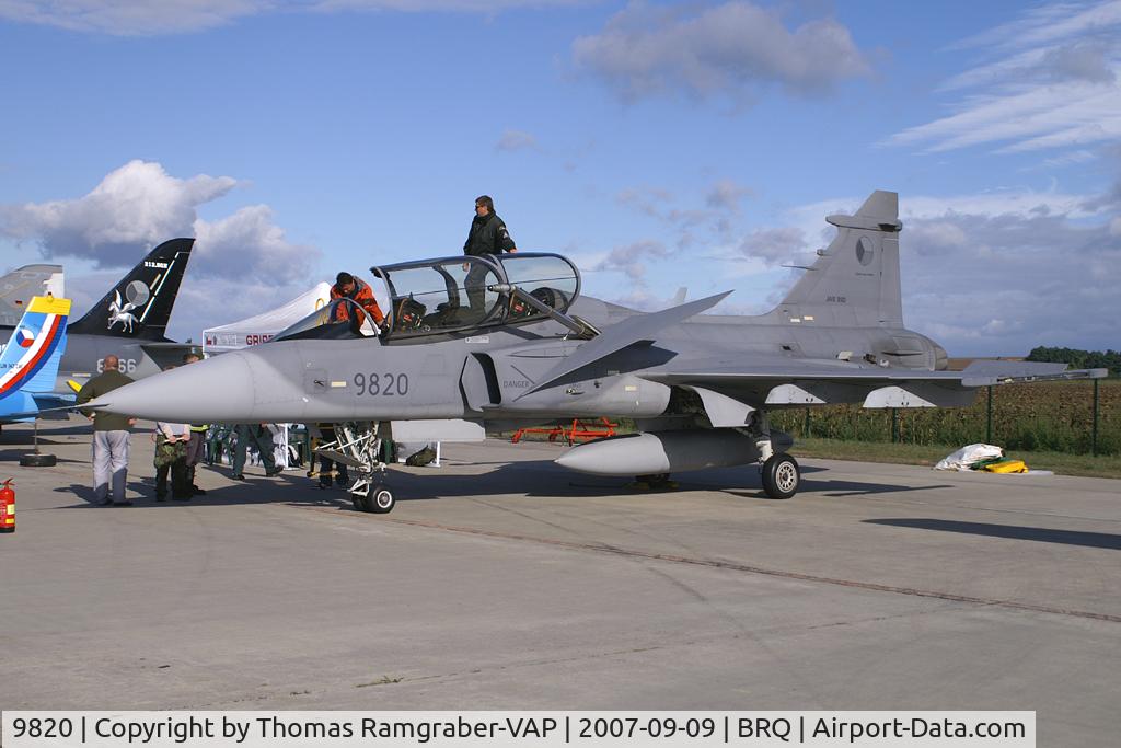 9820, 2005 Saab JAS-39D Gripen C/N 39820, Czech Republic - Air Force Saab Gripen