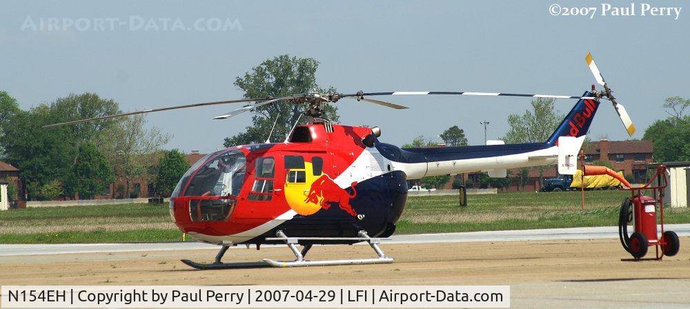 N154EH, 1985 MBB Bo-105CBS-4 C/N S-704, RedBull's Demo Helo before the show