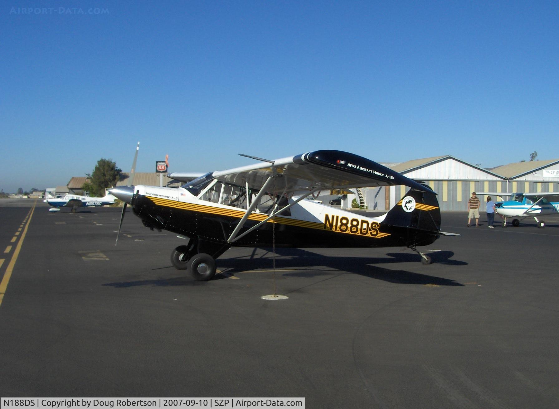 N188DS, 2005 Aviat A-1B Husky C/N 2326, 2005 Aviat HUSKY A-1B, Lycoming O-360-A1P 180 Hp, CS prop