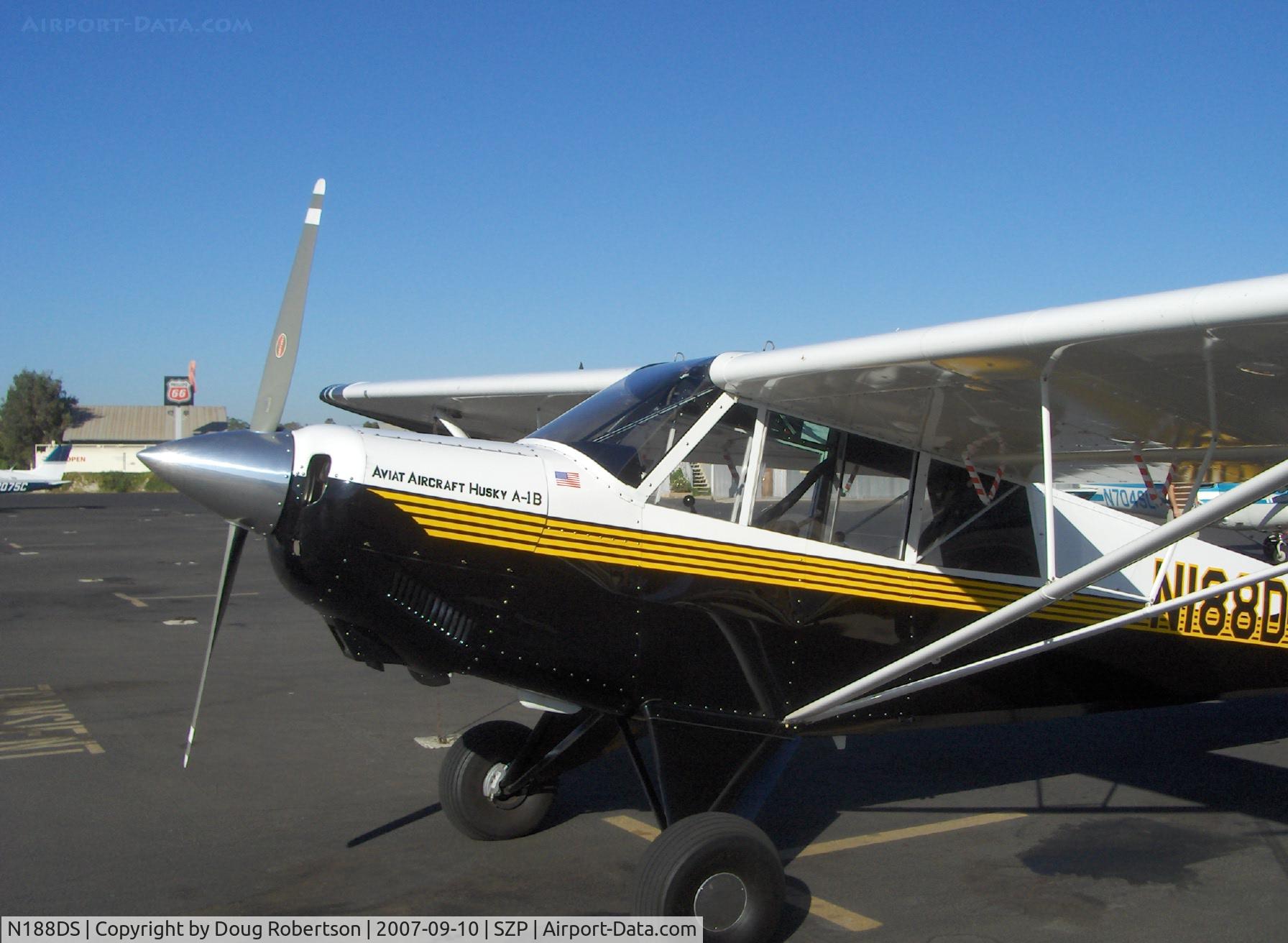 N188DS, 2005 Aviat A-1B Husky C/N 2326, 2005 Aviat HUSKY A-1B, Lycoming O-360-A1P 180 Hp, CS prop