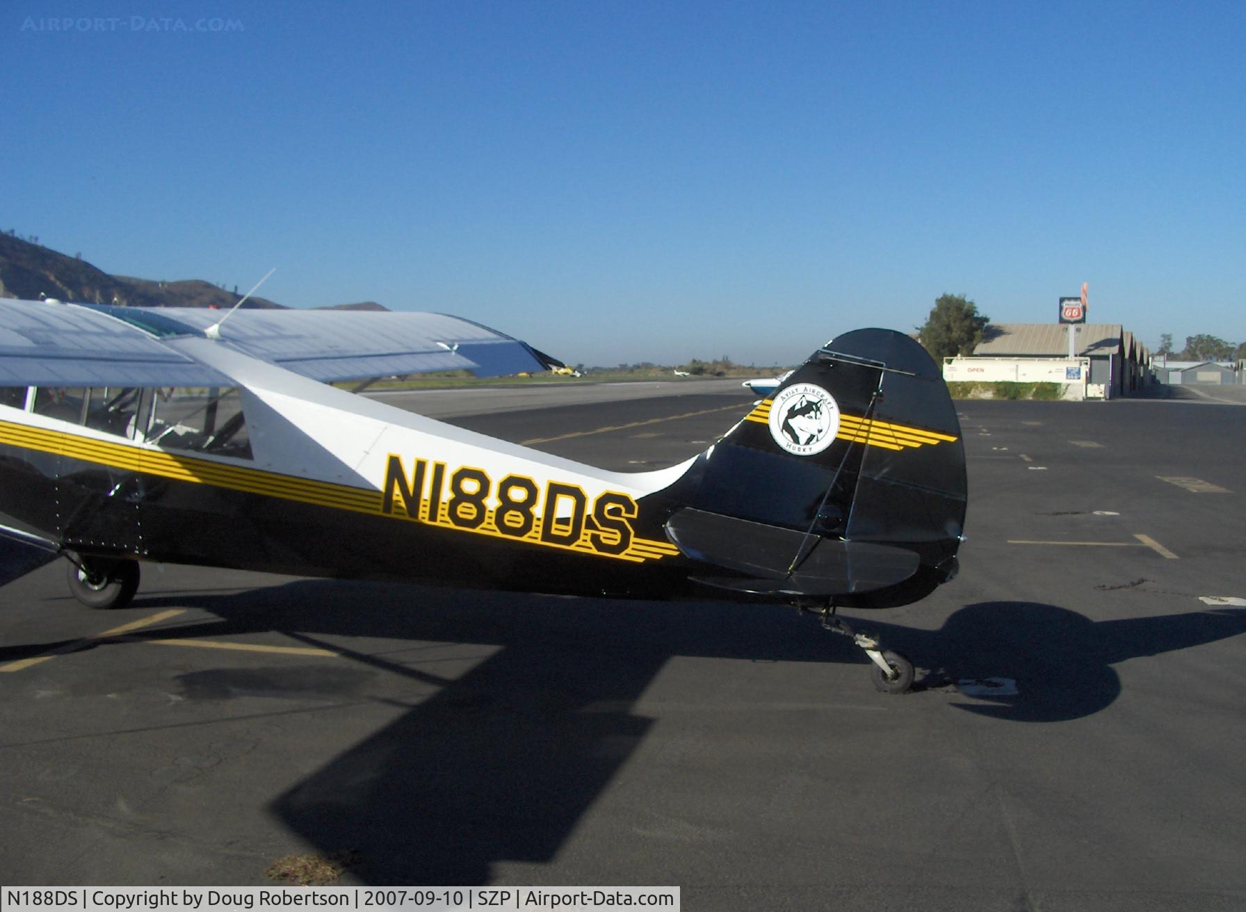 N188DS, 2005 Aviat A-1B Husky C/N 2326, 2005 Aviat HUSKY A-1B, Lycoming O-360-A1P 180 Hp, CS prop