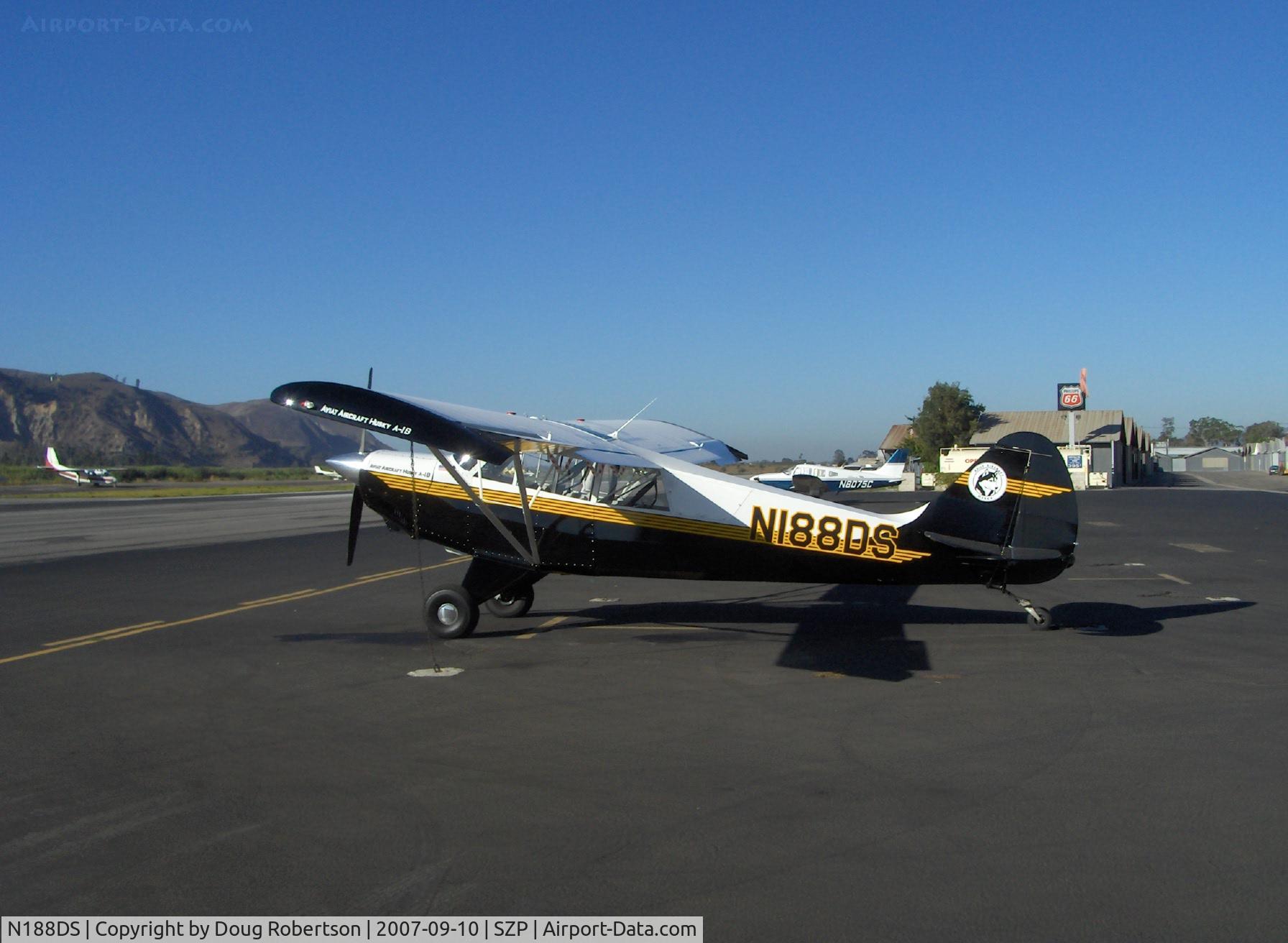 N188DS, 2005 Aviat A-1B Husky C/N 2326, 2005 Aviat HUSKY A-1B, Lycoming O-360-A1P 180 Hp, CS prop