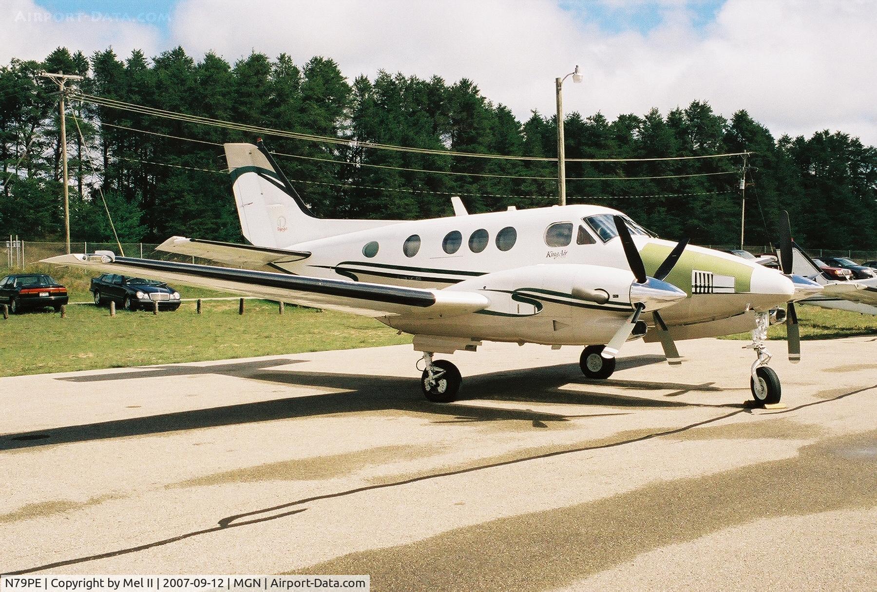 N79PE, Raytheon Aircraft Company C90A C/N LJ-1724, Parked @ Harbor Springs Airport (MGN)