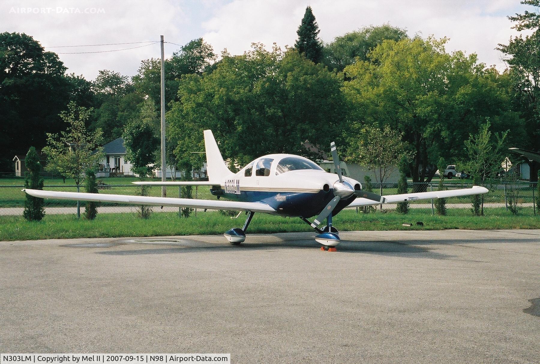 N303LM, 2002 Lancair LC-40-550FG C/N 40041, Parked @ Boyne City Municipal Airport (N98)
