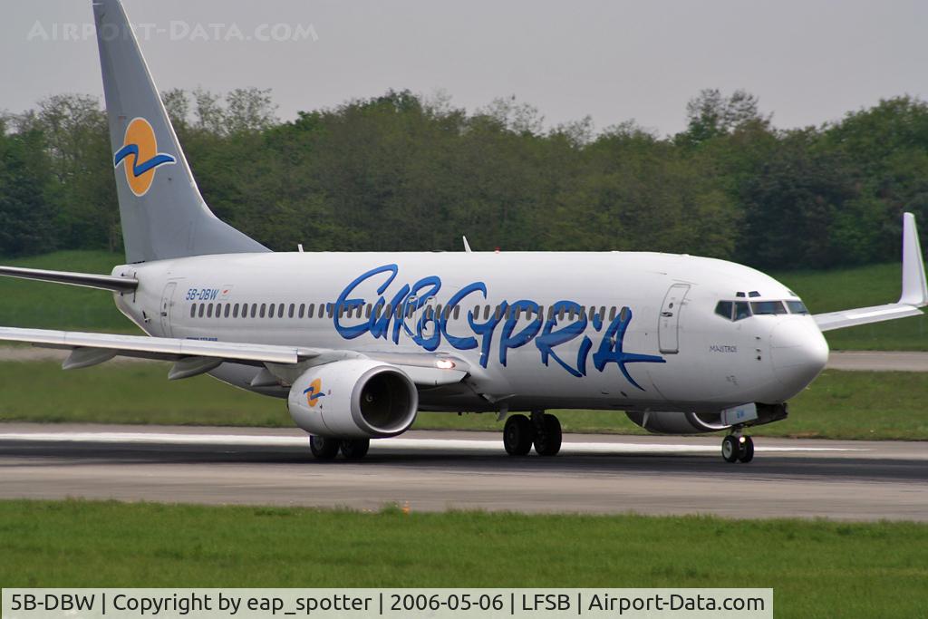 5B-DBW, 2003 Boeing 737-8Q8 C/N 30671, departing