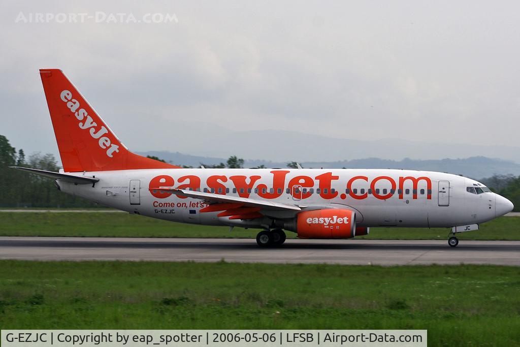 G-EZJC, 2000 Boeing 737-73V C/N 30237, departing to London STN