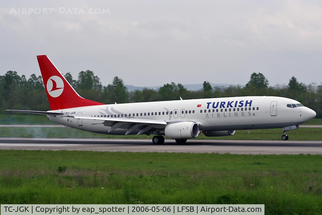 TC-JGK, 2006 Boeing 737-8F2 C/N 34409, arriving from IST