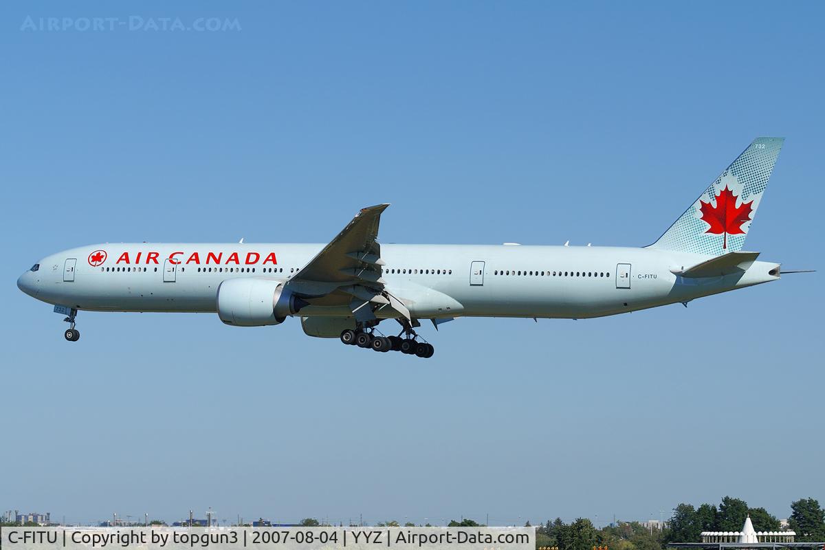 C-FITU, 2007 Boeing 777-333/ER C/N 35254, Short final for RWY05.