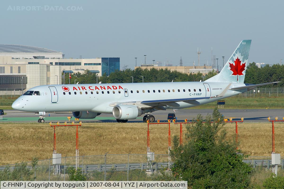 C-FHNP, 2007 Embraer 190AR (ERJ-190-100IGW) C/N 19000071, Taxiing for departure via RWY05.