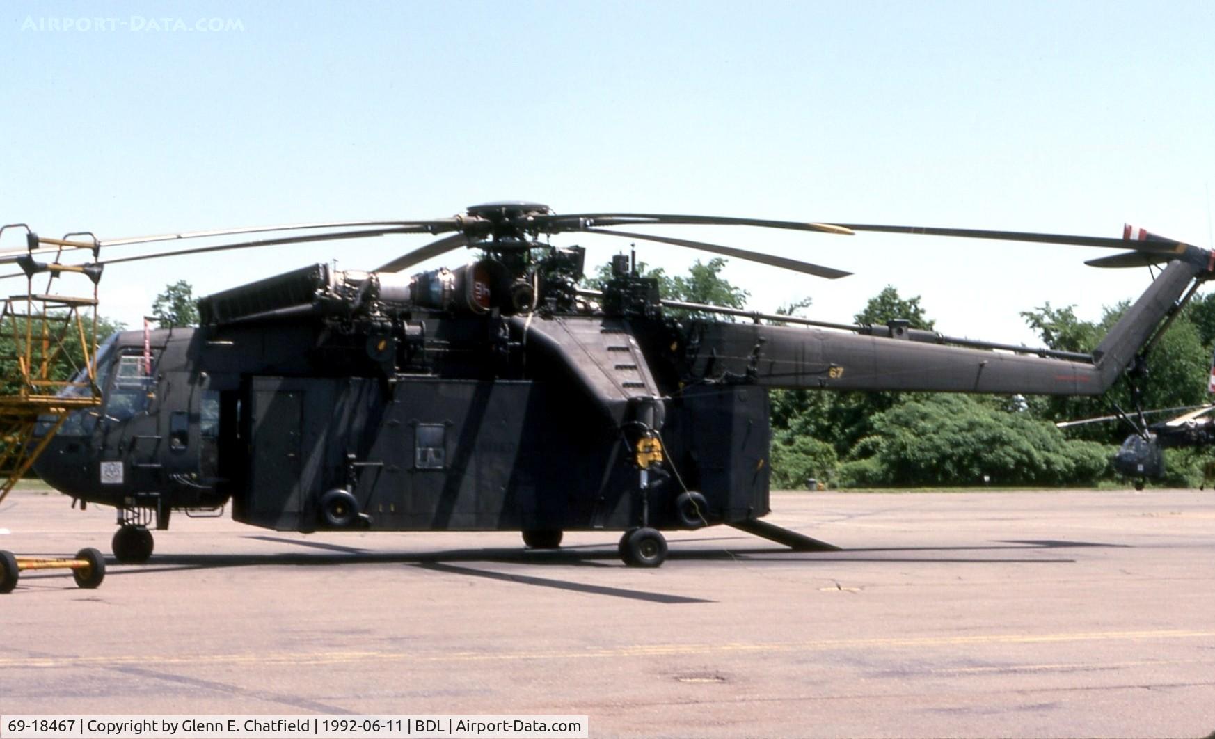 69-18467, 1969 Sikorsky CH-54B Tarhe C/N 64-074, CH-54B 69-18467 when still active with the Army