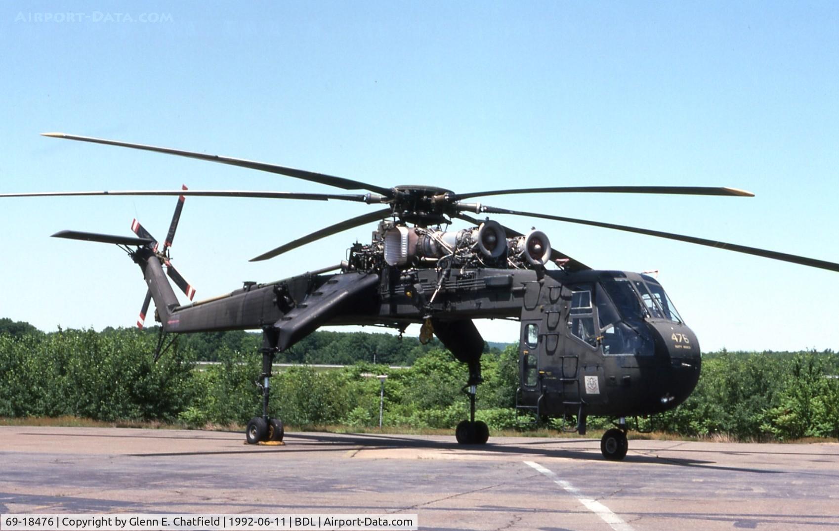 69-18476, 1970 Sikorsky S-64F Skycrane C/N 64084, When active as CH-54B 69-18476