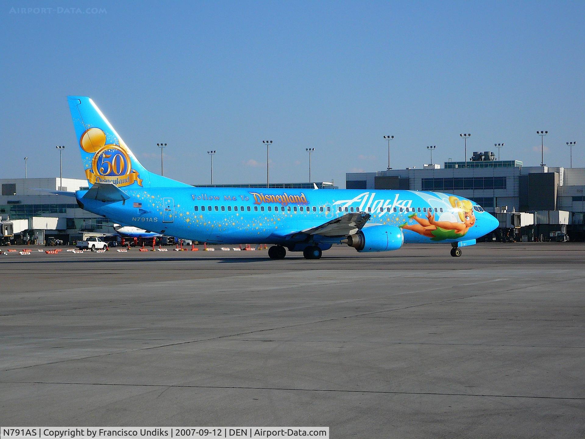N791AS, 1997 Boeing 737-490 C/N 28886, Alaska Airlines 737-400