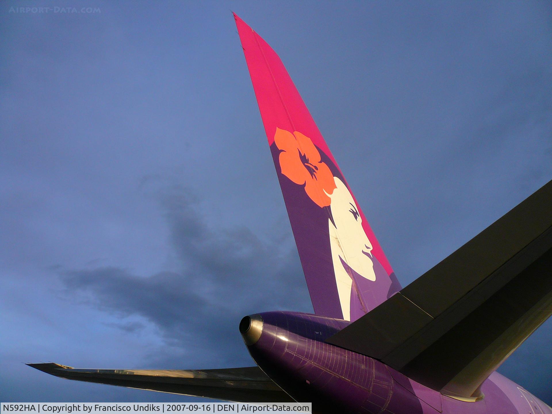 N592HA, 2002 Boeing 767-3CB C/N 33468, Hawaiian Airlines 767-300