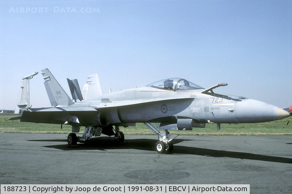 188723, 1984 McDonnell Douglas CF-188A Hornet C/N 0192/A153, Now rare, but a very common sight in the early nineties: a Canadian Hornet in the static park.
