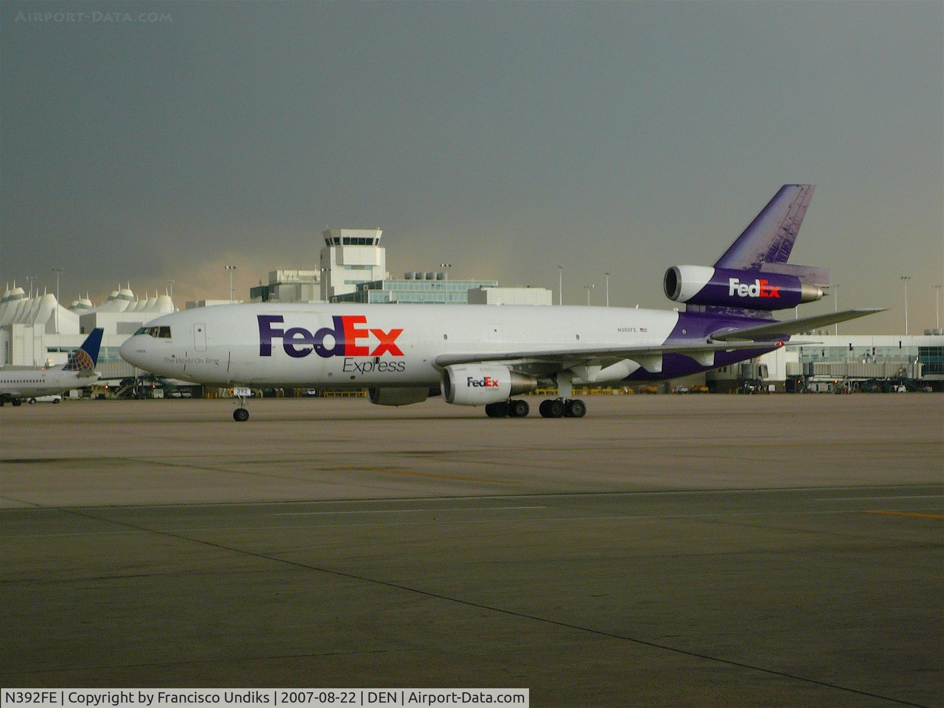 N392FE, 1975 McDonnell Douglas MD-10-10F C/N 46626, FEDEX DC-10