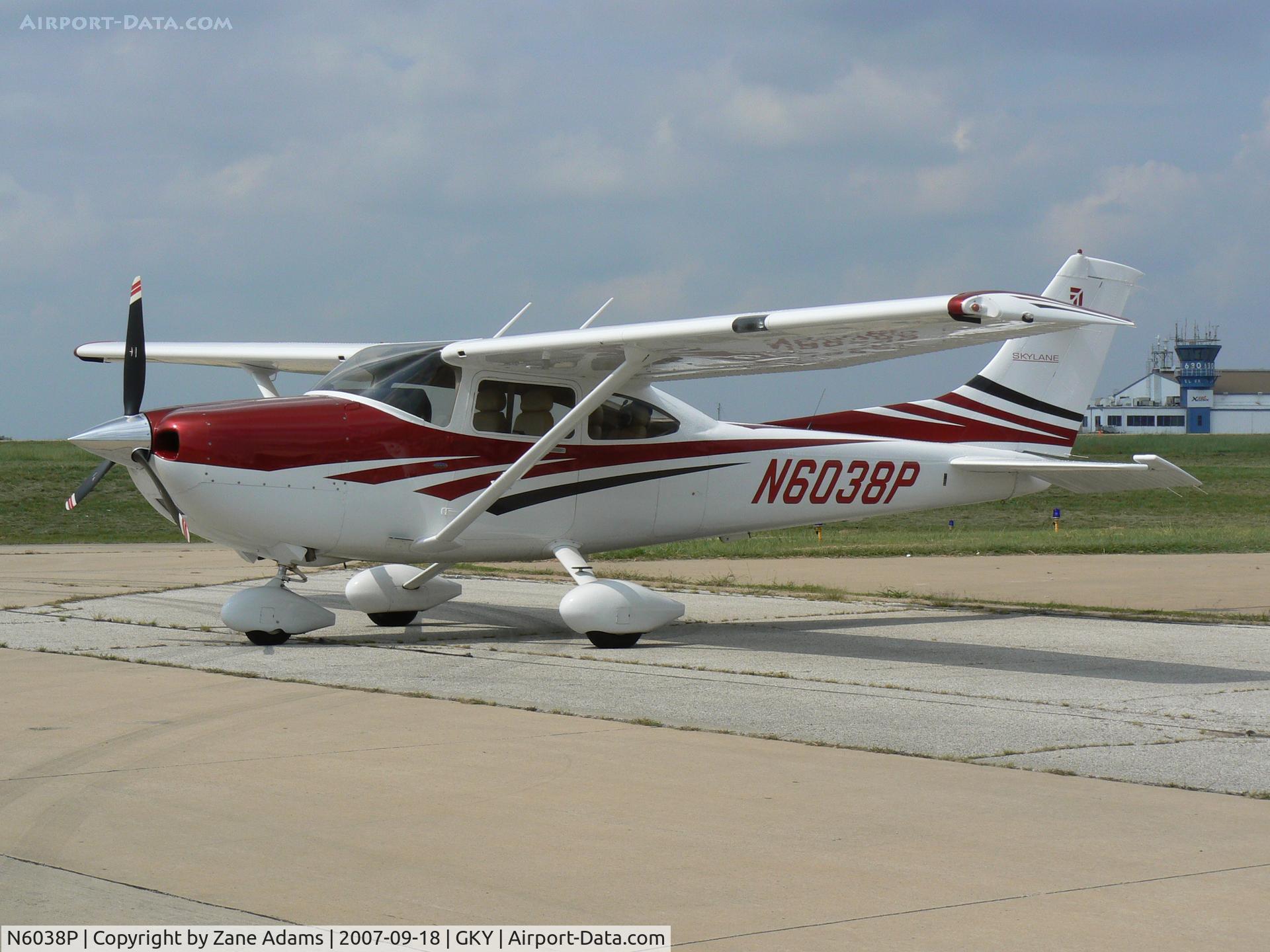 N6038P, 2006 Cessna 182T Skylane C/N 18281831, on the ramp at Arlington Muni