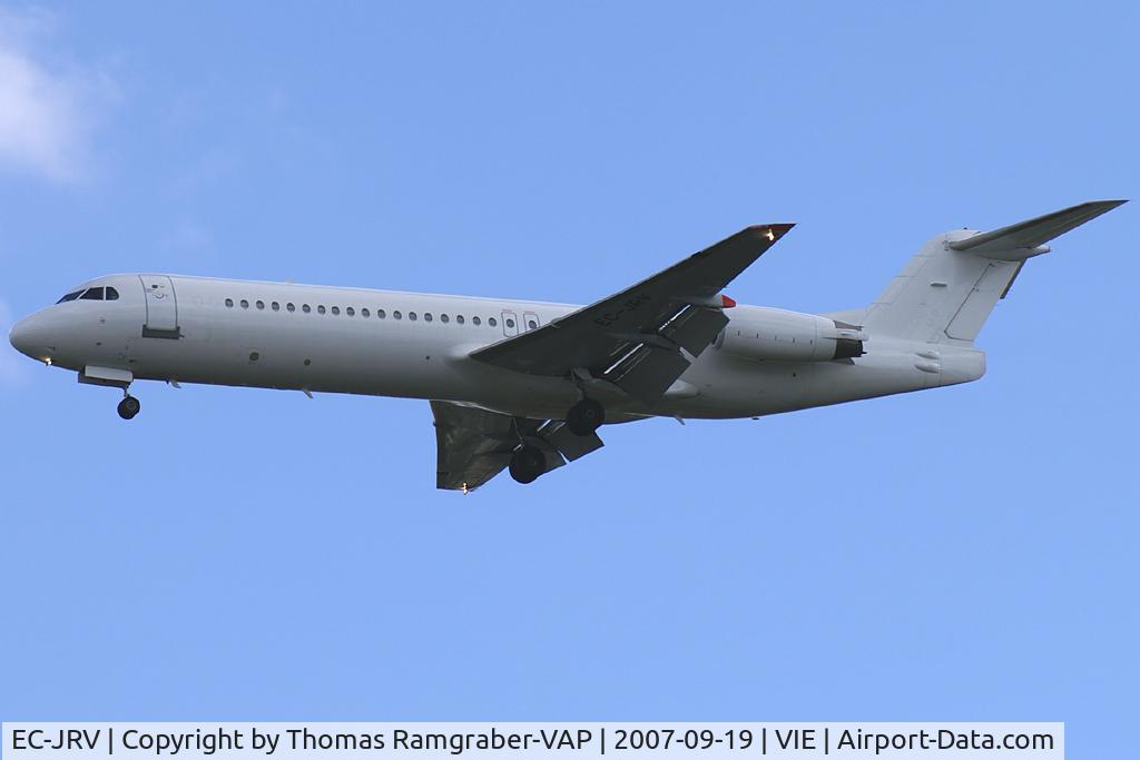 EC-JRV, 1994 Fokker 100 (F-28-0100) C/N 11491, Girjet Fokker 100