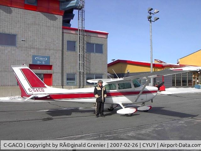 C-GACO, 1971 Cessna 172L C/N 17259531, Un voyage rÃ©cent Ã  l'aÃ©roport de Rouyn-NorandaCYUY