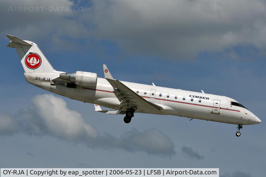 OY-RJA, 2000 Canadair CRJ-200LR (CL-600-2B19) C/N 7413, arriving from CPH