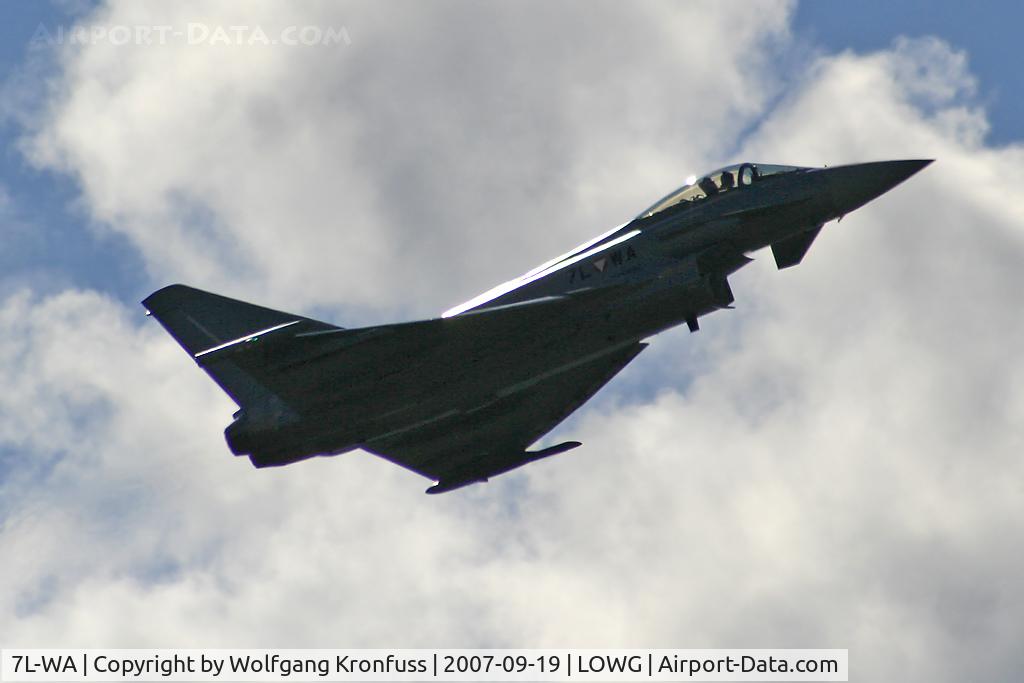 7L-WA, 2007 Eurofighter EF-2000 Typhoon S C/N AS001, touch&go