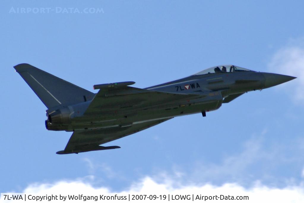 7L-WA, 2007 Eurofighter EF-2000 Typhoon S C/N AS001, surprise visit of this brandnew jetfighter!