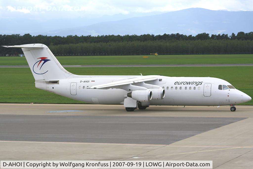 D-AHOI, 1990 British Aerospace BAe.146-300A C/N E3187, opf LH from/to Frankfurt/Main