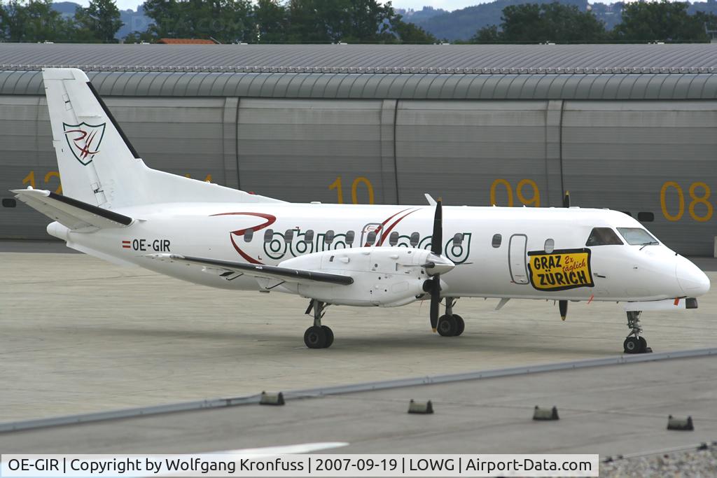 OE-GIR, 1988 Saab SF340A C/N 340A-134, new styrian airline!