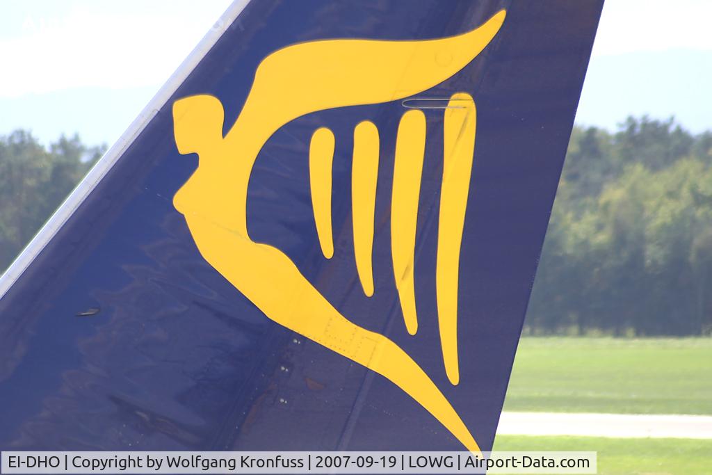 EI-DHO, 2005 Boeing 737-8AS C/N 33578, Tail-Logo CloseUp