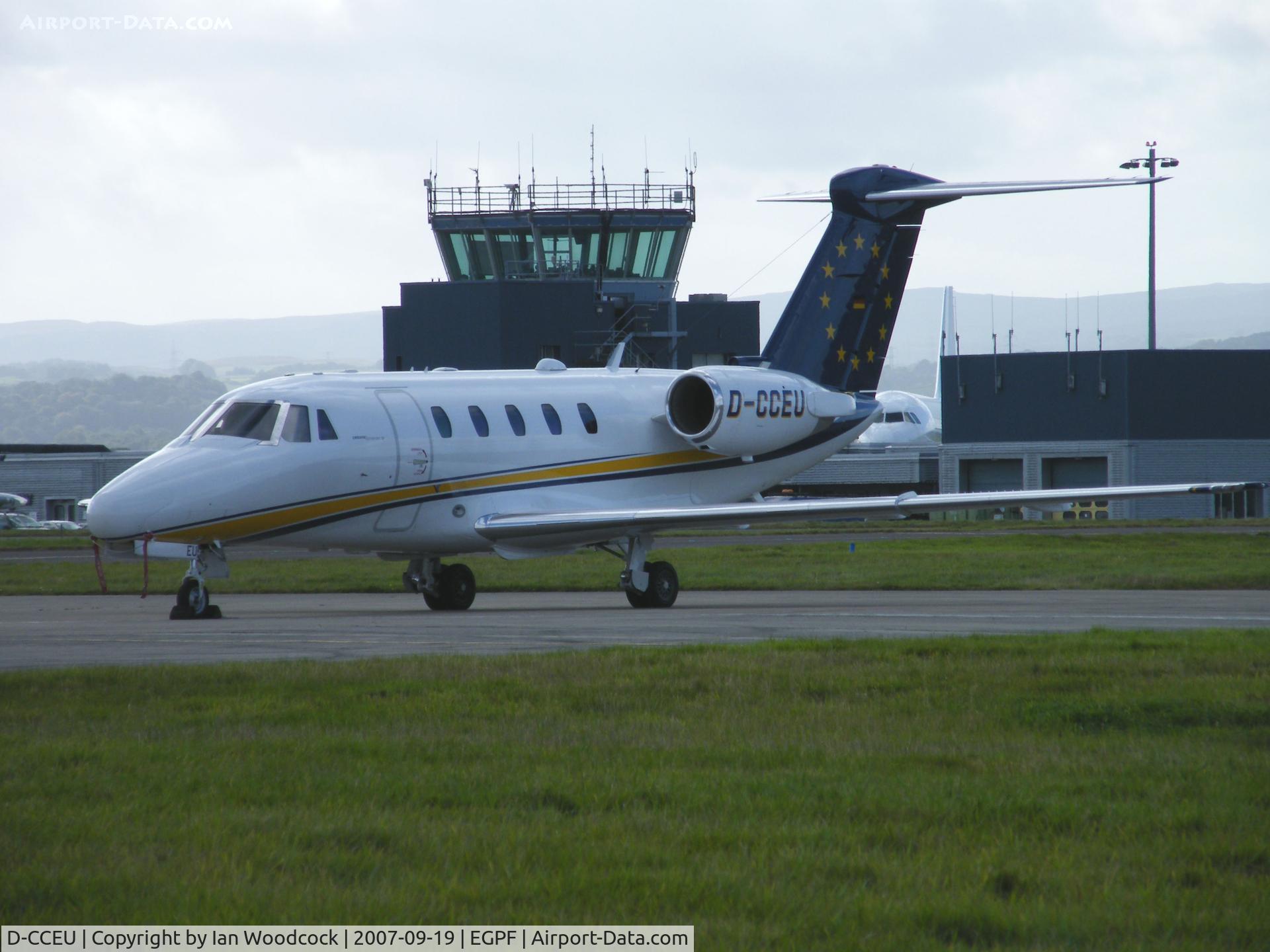 D-CCEU, 1990 Cessna 650 Citation III C/N 650-0190, Cessna 650/Area J/Glasgow