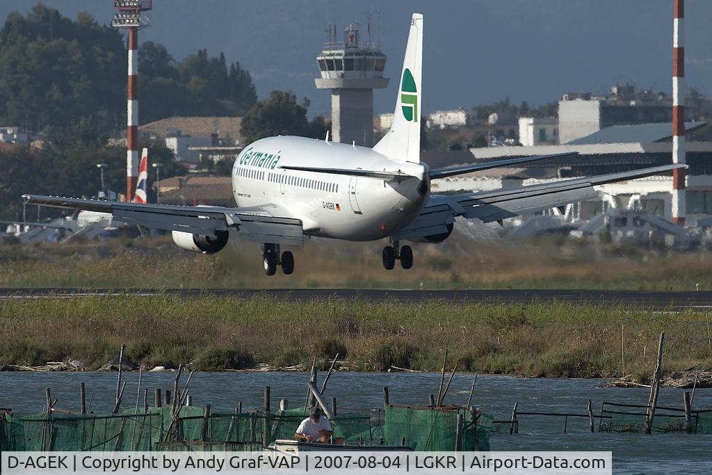D-AGEK, 1991 Boeing 737-3M8 C/N 25015, Germania 737-300