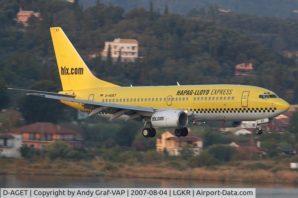 D-AGET, 1998 Boeing 737-75B C/N 28109, HLX 737-700