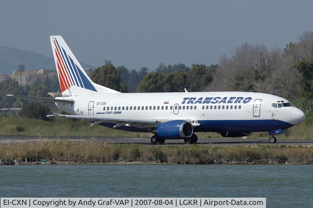 EI-CXN, 1987 Boeing 737-329 C/N 23772, Transaero 737-300