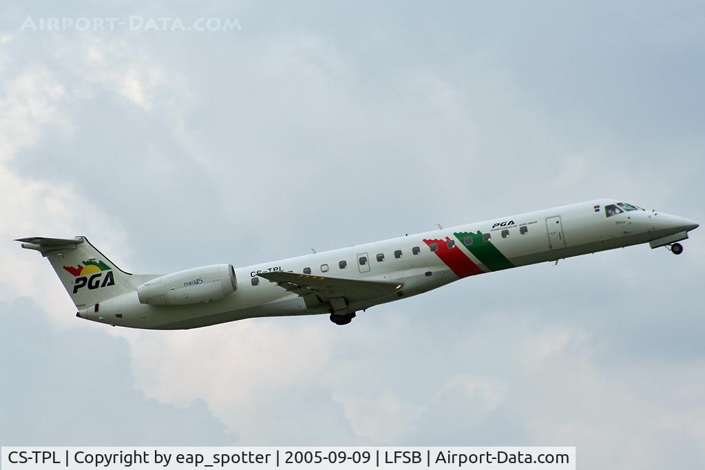 CS-TPL, 1988 Embraer EMB-145EP (ERJ-145EP) C/N 145051, departing to LIS/OPO