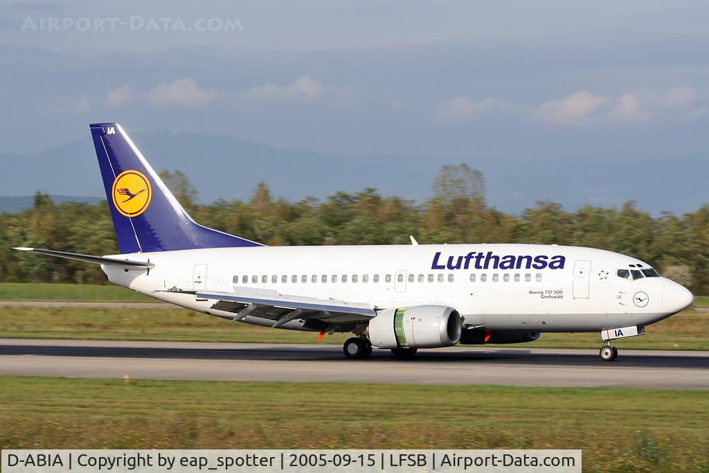 D-ABIA, 1990 Boeing 737-530 C/N 24815, arriving from FRA