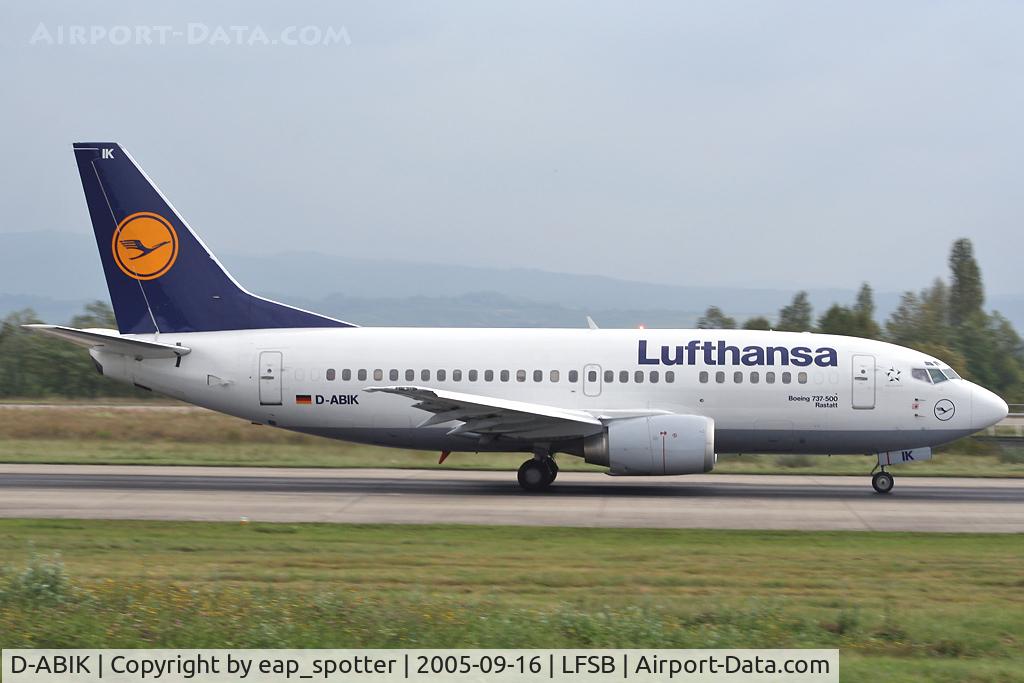 D-ABIK, 1991 Boeing 737-530 C/N 24823, departing to FRA