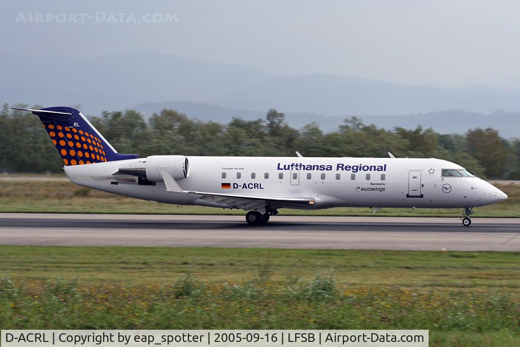 D-ACRL, 2004 Bombardier CRJ-200ER (CL-600-2B19) C/N 7902, departing to FRA