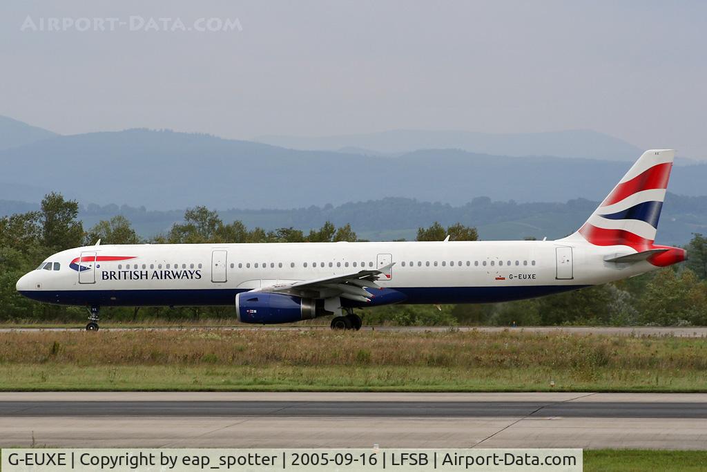 G-EUXE, 2004 Airbus A321-231 C/N 2323, taxi to holdingpoint 16