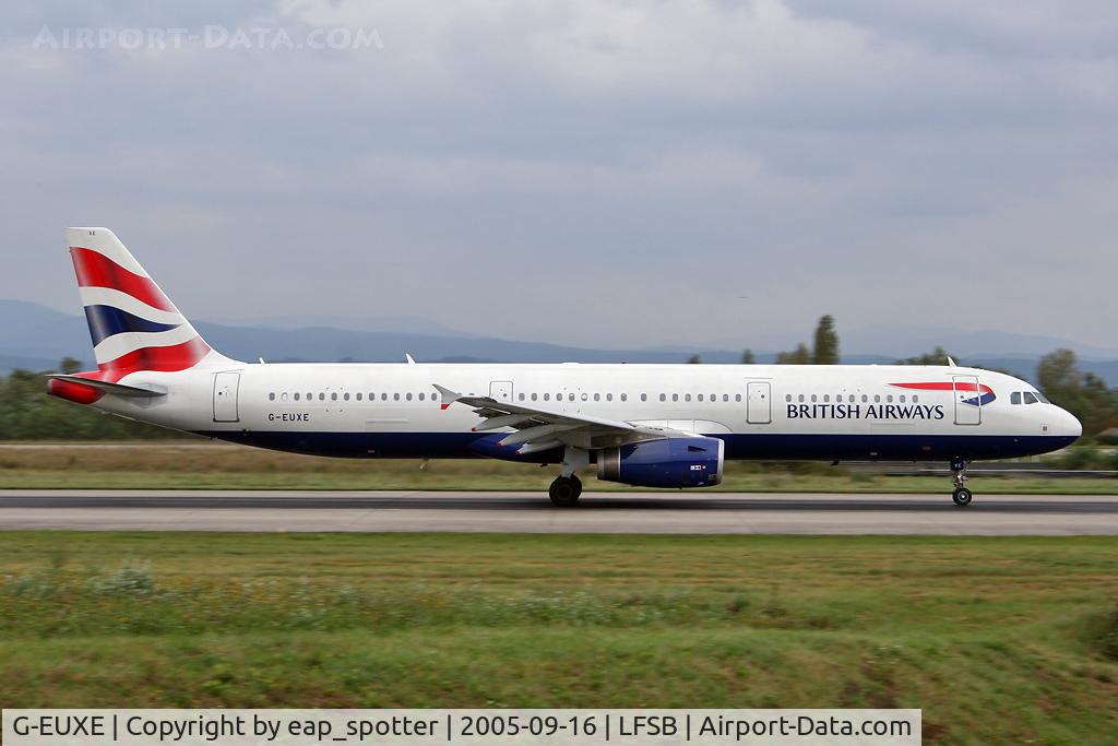 G-EUXE, 2004 Airbus A321-231 C/N 2323, departing to LHR