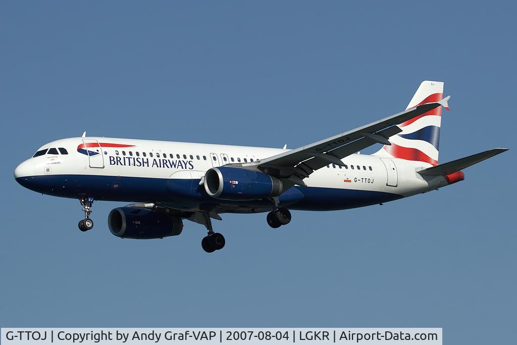 G-TTOJ, 2004 Airbus A320-232 C/N 2157, British Airways A320