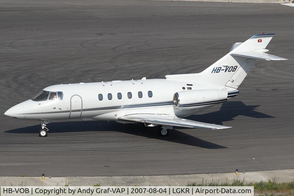 HB-VOB, 2005 Raytheon Hawker 800XP C/N 258733, Hawker 800