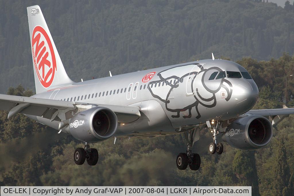 OE-LEK, 2007 Airbus A319-112 C/N 3019, NIKI A319