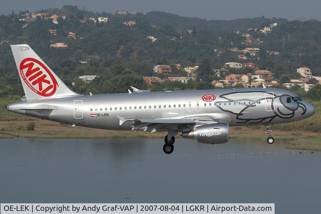 OE-LEK, 2007 Airbus A319-112 C/N 3019, NIKI A319