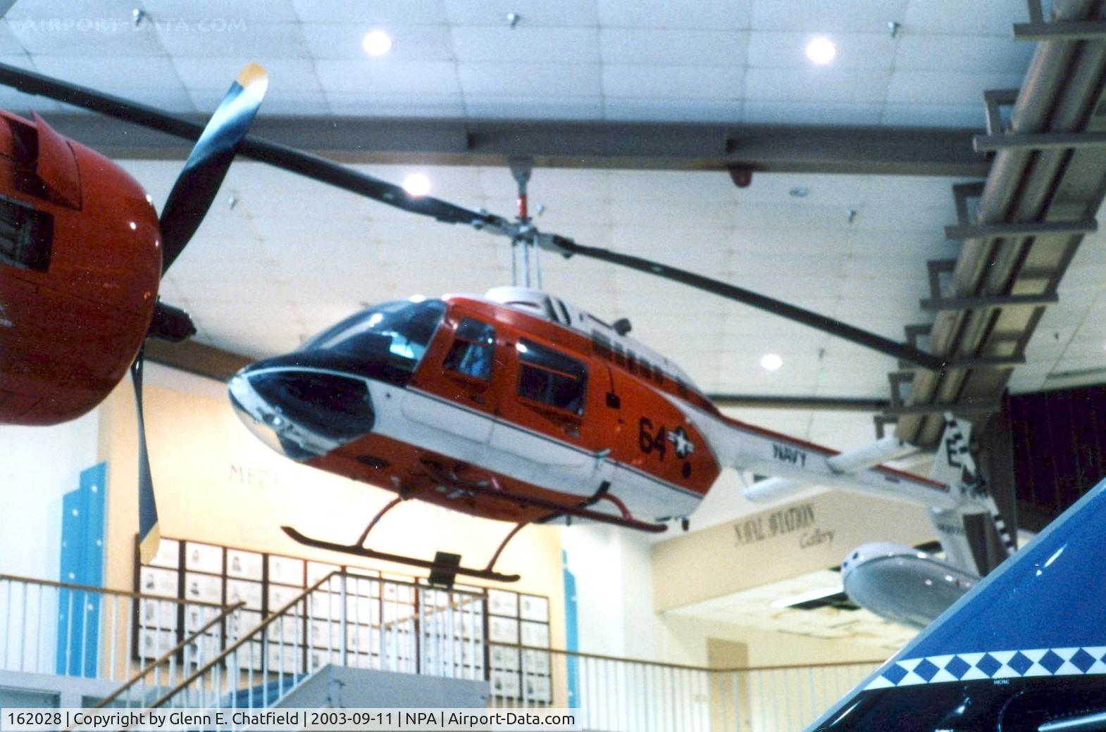 162028, Bell TH-57C Sea Ranger C/N 3707, TH-57C at the National Musuem of Naval Aviation